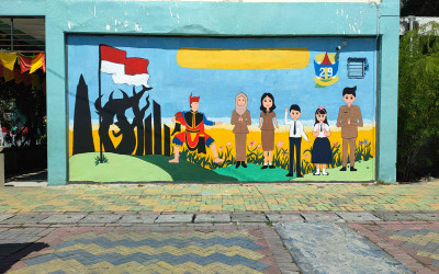 Mural bertema